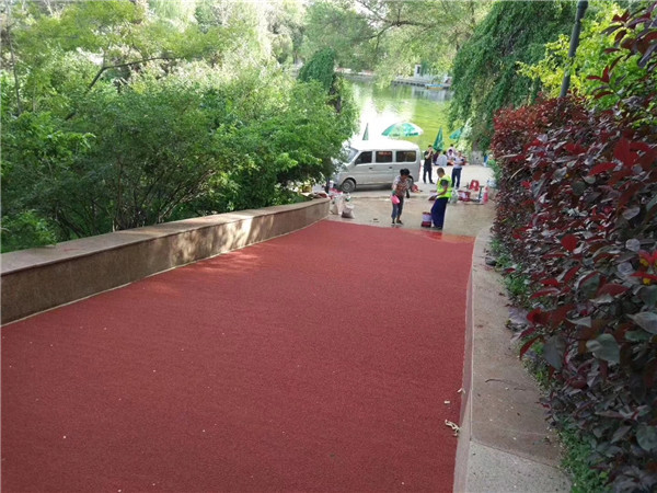泰州彩色路面施工